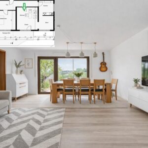 Helle 4,5 Zi- Wohnung in idyllischer Aussichtslage mit Südterrasse, Garten, Garage *PROVISIONSFREI*