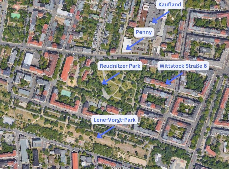 Moderne sanierte möbilierte 2-Zimmerwohnung in zentraler Lage in Leipzig, Stadtteil Reudnitz – Bild 14