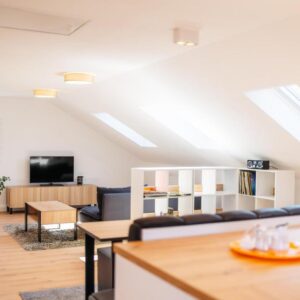 Hochwertig möblierte Wohnung mit Blick über Randersacker