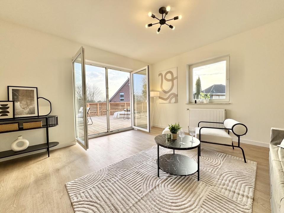 Sofort frei: Sanierte Doppelhaushälfte nahe der Ostsee mit großer Sonnenterrasse!