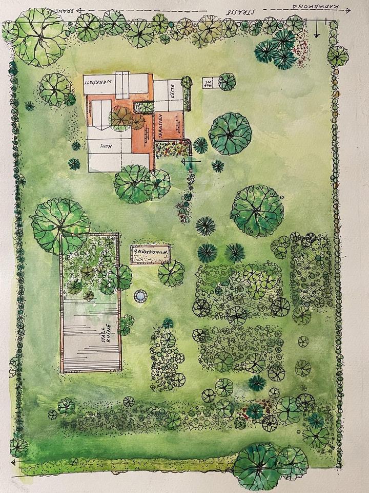 Großes Feriengrundstück auf Rügen mit Bungalow, Gästebungalow und Werkstatt – 650 m² Bauland