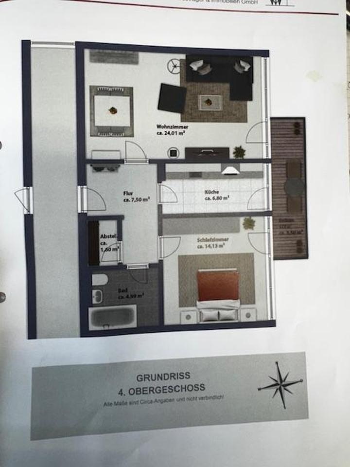 2 Zimmer Wohnung in München Moosach – Bild 6