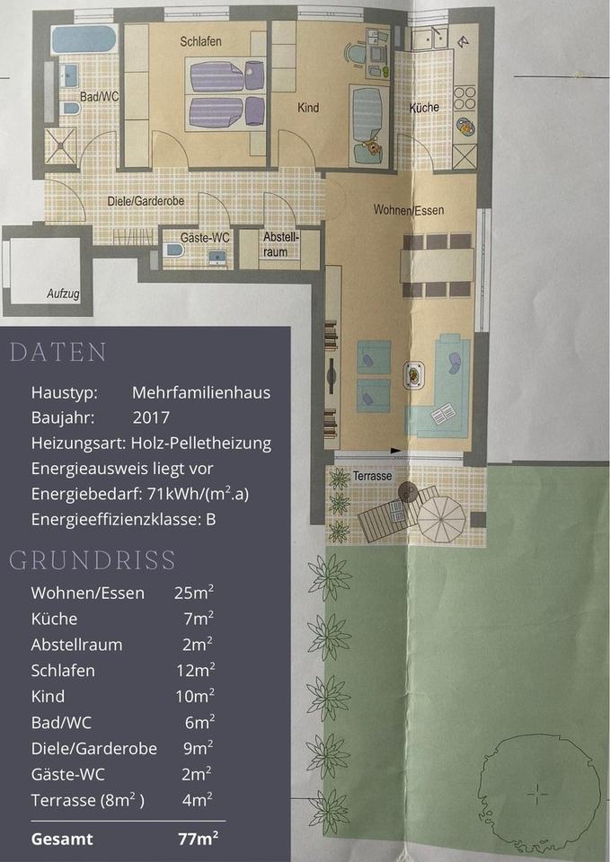 Moderne 3,5 Zimmer EG-Wohnung mit Garten – Bild 10