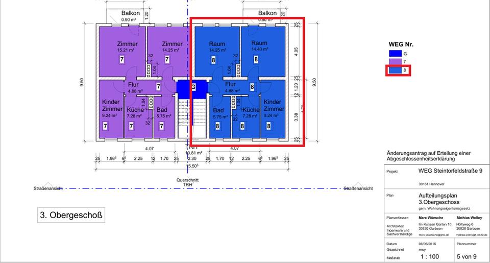 Zentrale Lage – 3-Zimmer-Wohnung im direkt am HBF – Bild 11
