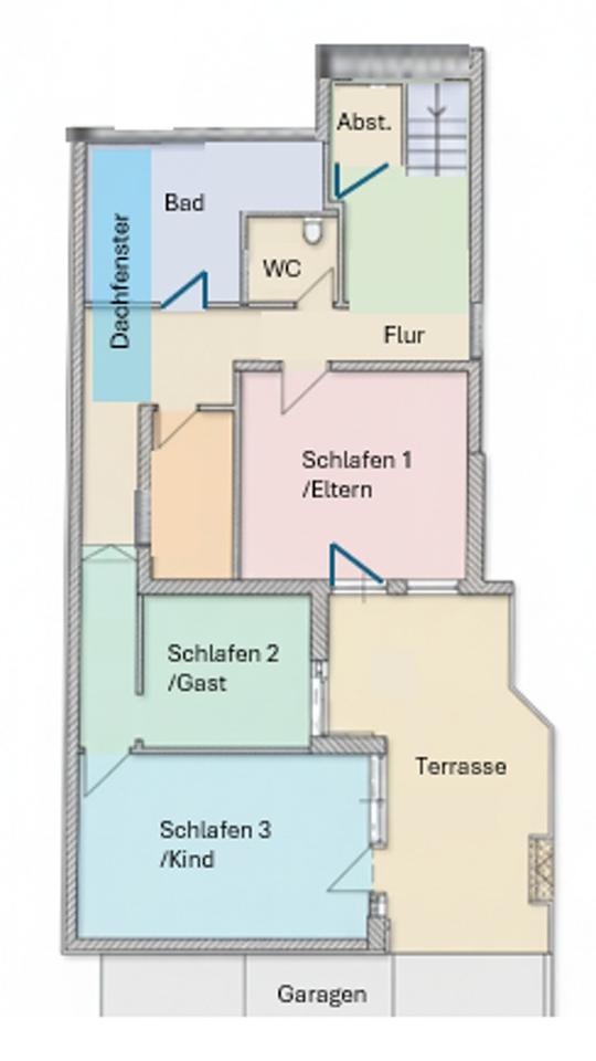 Helle 4 Zimmer Maisonette-Wohnung mit Garten und unverbaubarem Panoramablick! – Bild 22