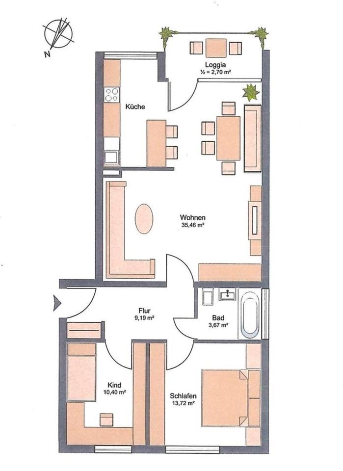 3-Zimmer Wohnung von Privat mit Gemeinschaftsgarten in Olching – Bild 13