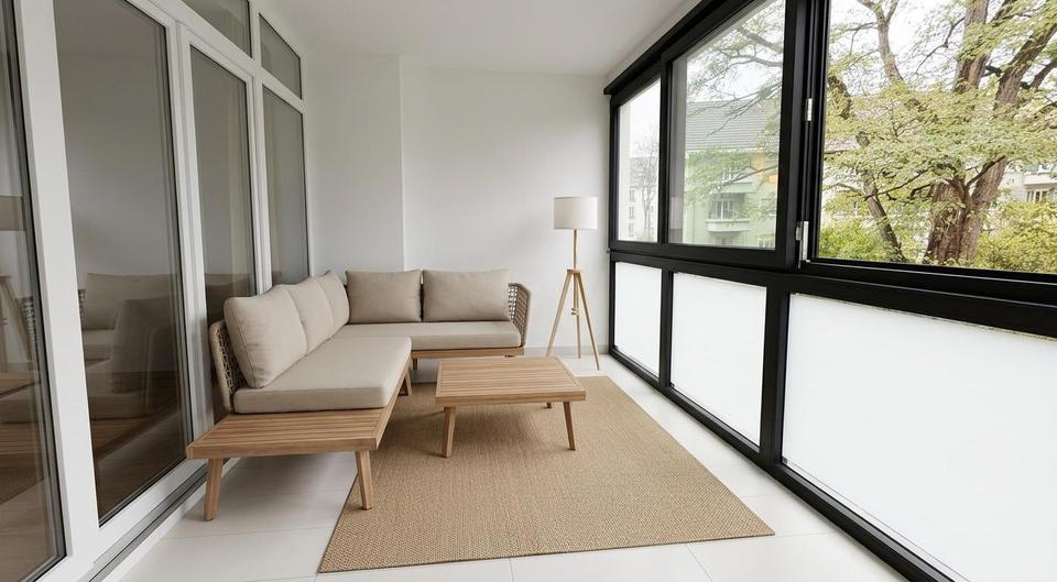 Wunderschöne, große 1-Zimmer-Wohnung mit Wintergarten, vollmöbliert – Bild 3