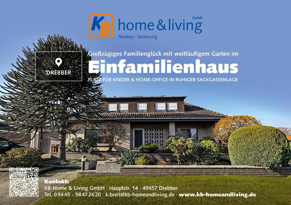 Großzügiges Familienglück mit weitläufigem Garten im Einfamilienhaus