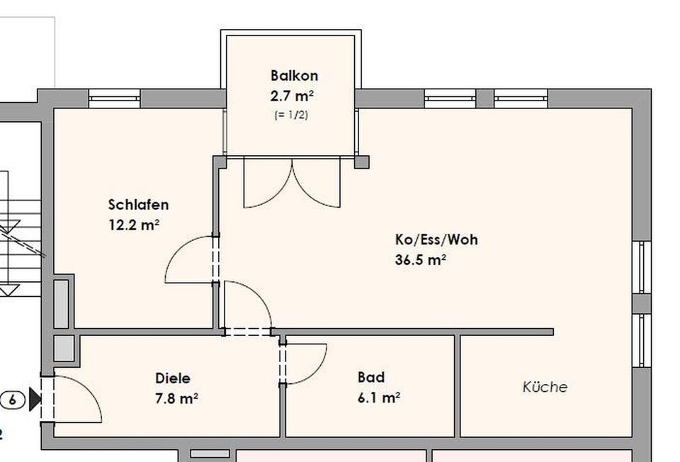Helle 2-Zimmer-Wohnung mit Balkon – Bild 18