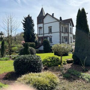 Freistehende Villa mit Sandsteinsäulen - Aussichtsturm und Parkähnlicher Anlage
