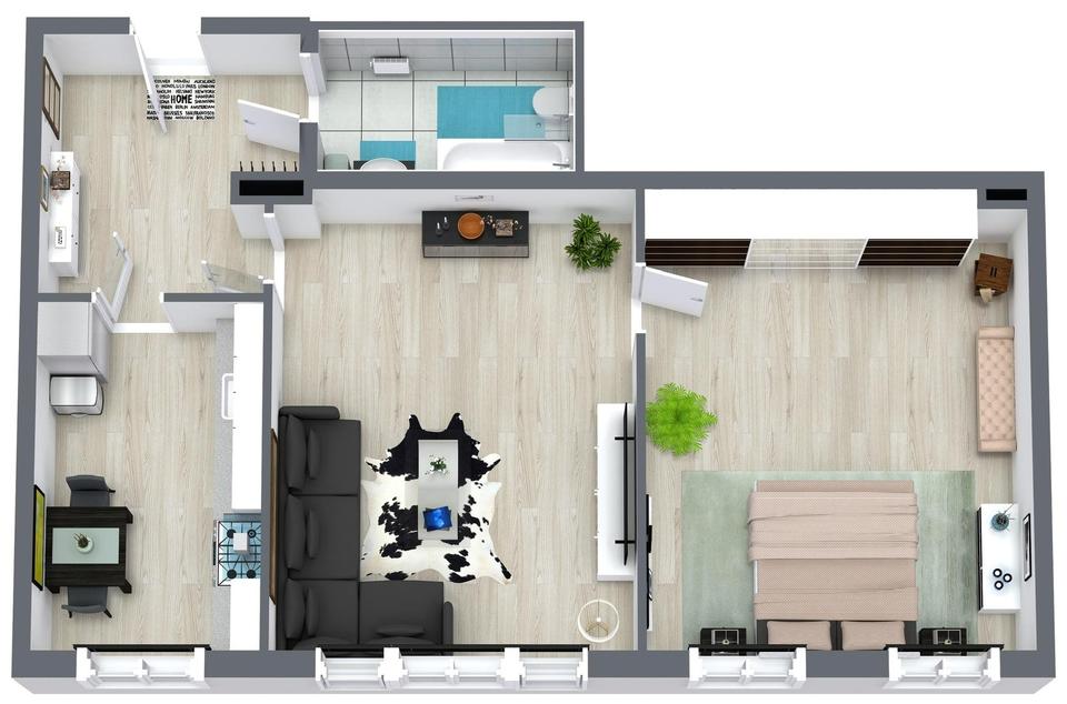 Gemütliche 2-Raum-Wohnung im Gründerzeithaus – zentral in Meerane – Bild 8