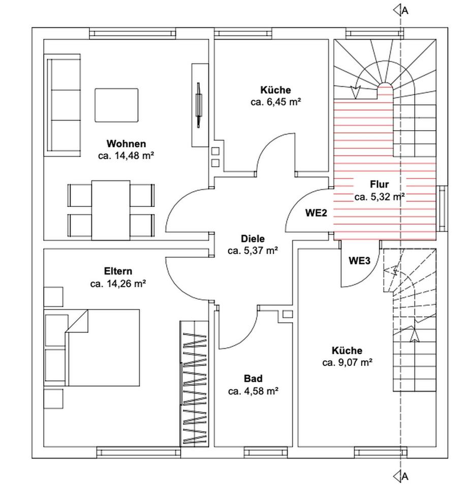 Moderne 2,5-Zimmer-Wohnung (45 m²) mit Garten – frisch renoviert - Lünen-Wethmar – Bild 8