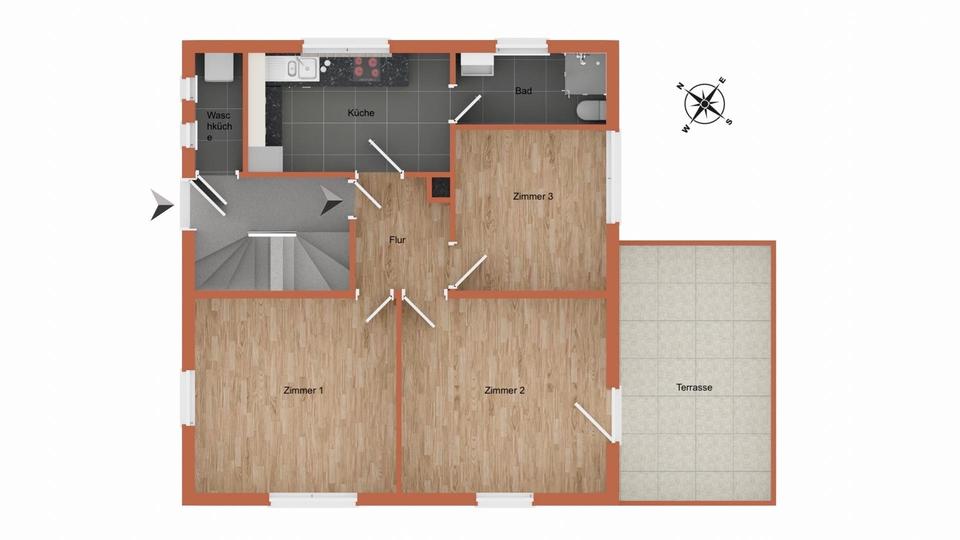 7,9 % RENDITE! 37.970 € KALTMIETE | WG- VERMIETUNG | NÄHE HOCHSCHULE – Bild 32