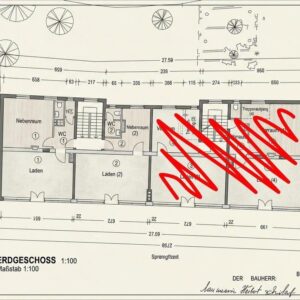 98 m² PROVISIONFREI ! Lichtdurchflutetes Gewerbe-Duo. Maximale Präsenz im Sprengelkiez XXL-Glasfront