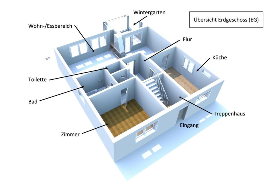 Sofort verfügbares, freistehendes 2 Familienhaus mit Garten in Hattenhofen ! – Bild 12