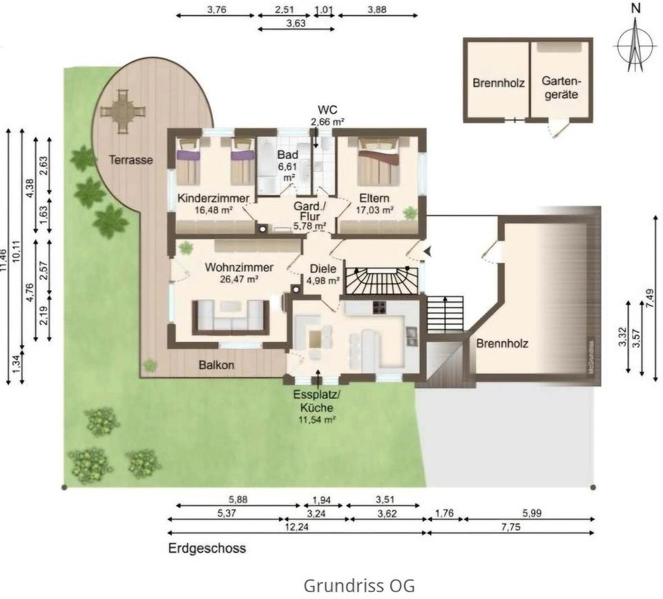 3-Zimmer Wohnung in Tuttlingen-Nendingen – Bild 11