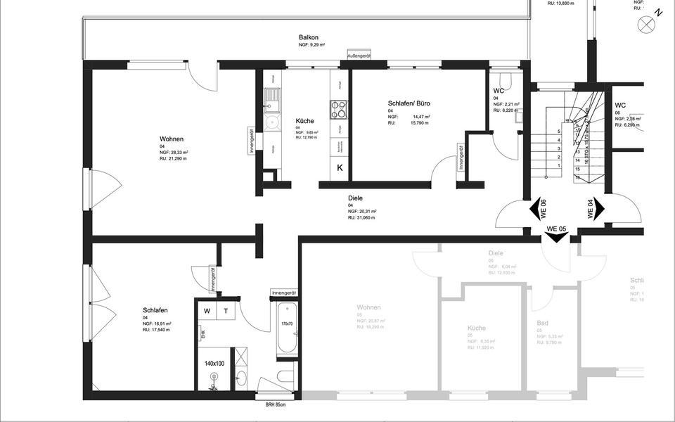 3-Zimmer Wohnung/ 1 OG / top modern / mit Balkon in Andernach – Bild 36