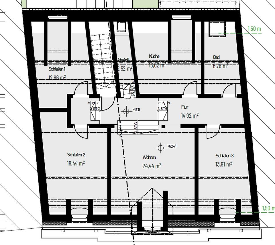 Briller Viertel - Luisenviertel - Stilvolle möblierte Dachgeschosswohnung – Bild 10