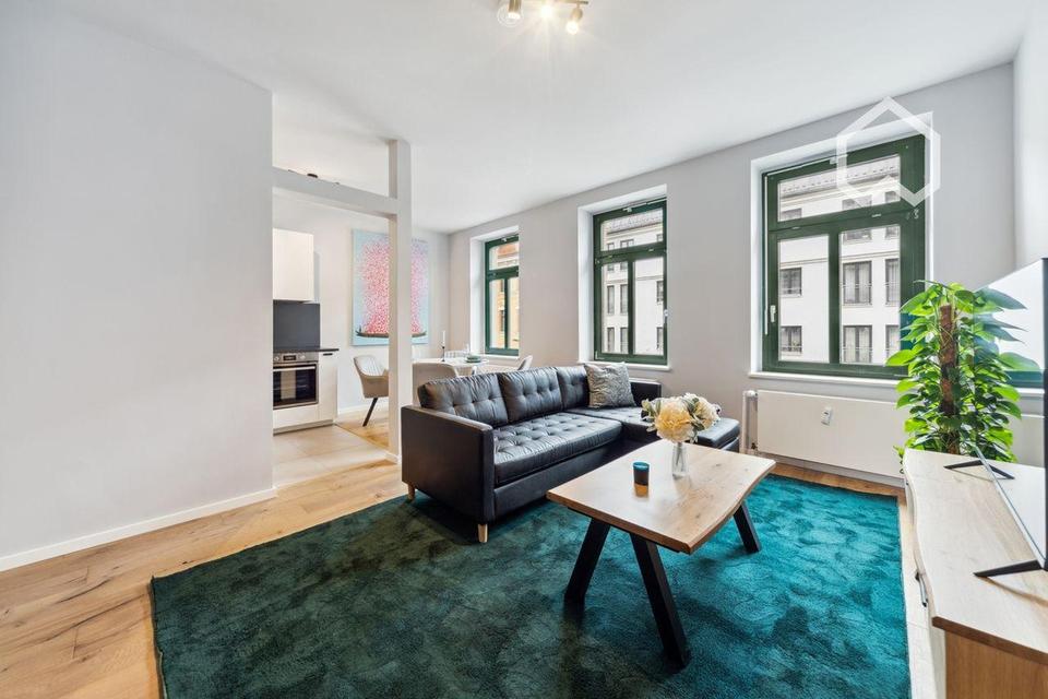 Moderne sanierte möbilierte 2-Zimmerwohnung in zentraler Lage in Leipzig, Stadtteil Reudnitz – Bild 2