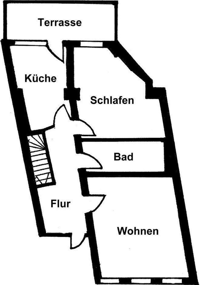 2-Zimmer-Erdgeschoss-Wohnung mit Terrasse in Nossen – Bild 8
