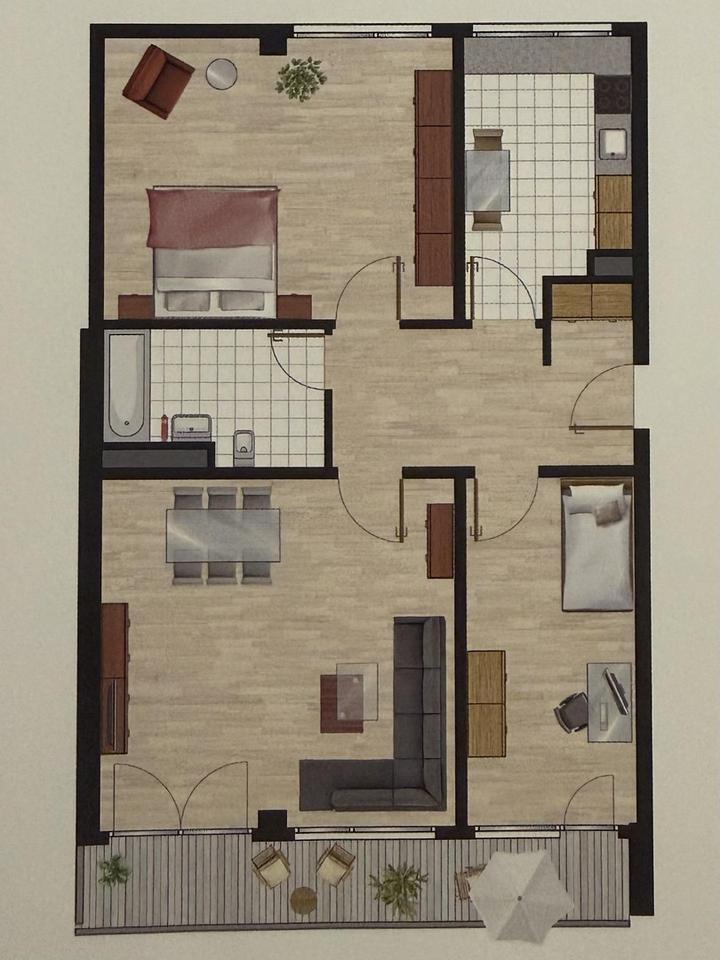 Attraktive 3-Zimmer-Wohnung mit ruhigem Wohncharakter – Bild 9