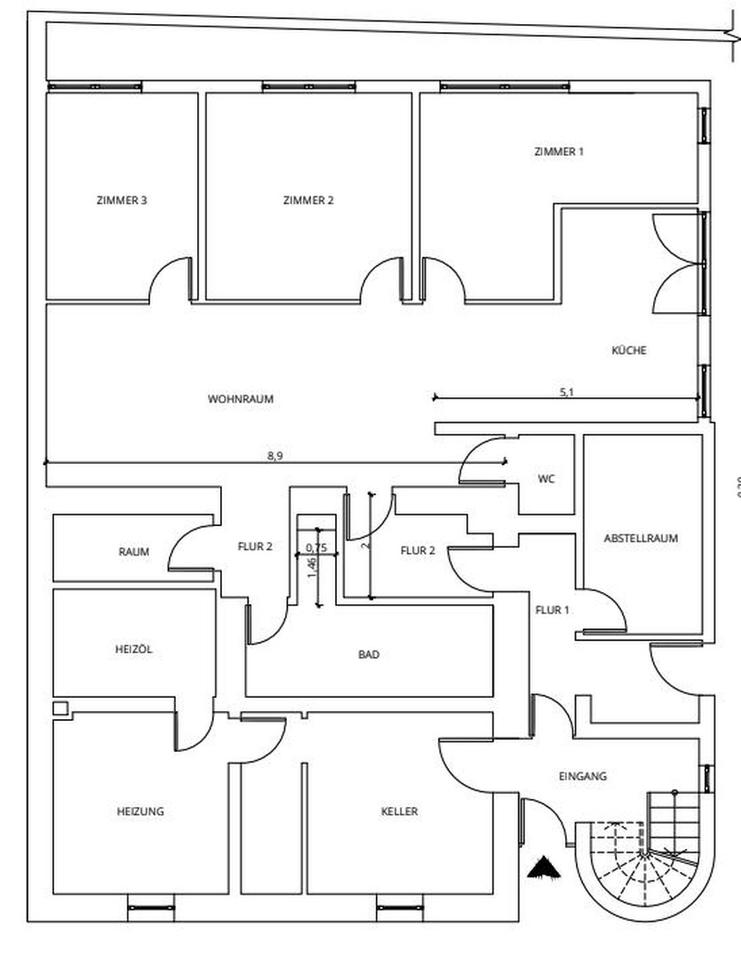 Modernes, großes, vielseitiges Haus inkl. Garage * in Kordel – Bild 32