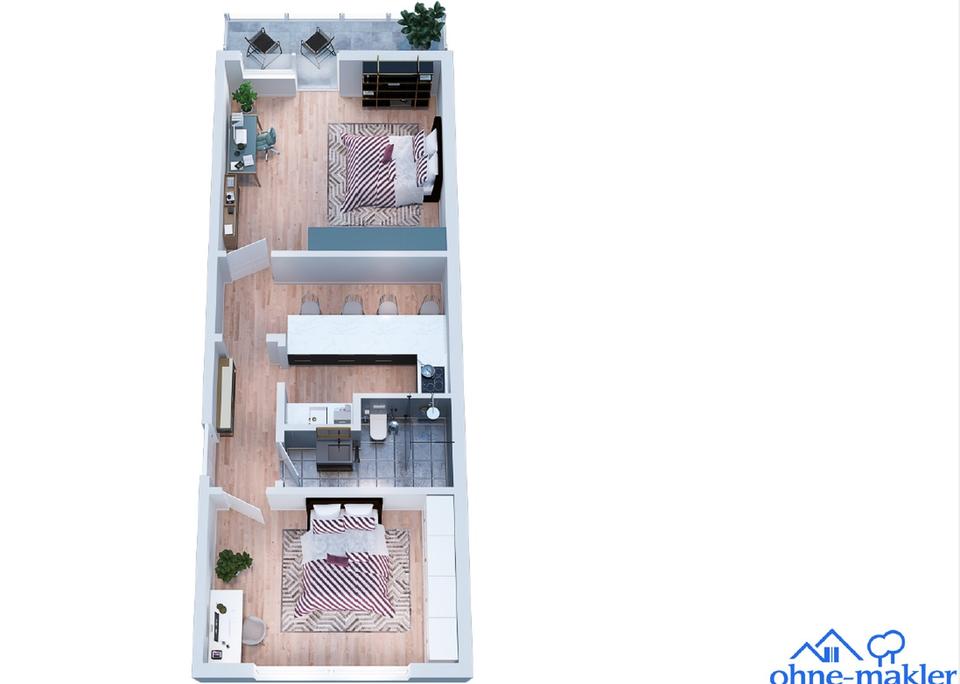 Wunderschöne neue 2er WG in Dossenheim mit Balkon – Bild 8