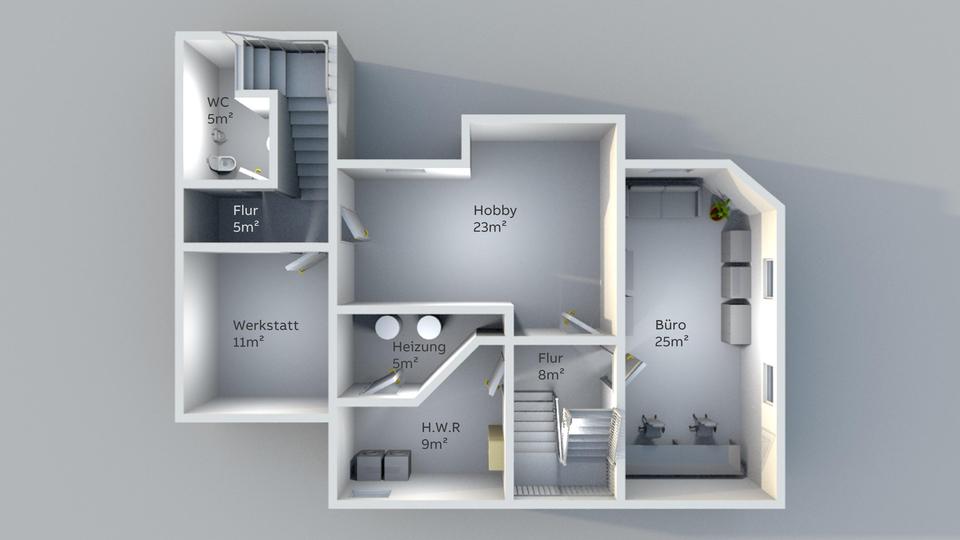 grundsolides Einfamilienhaus in guter und ruhiger Lage - provisionsfrei – Bild 29