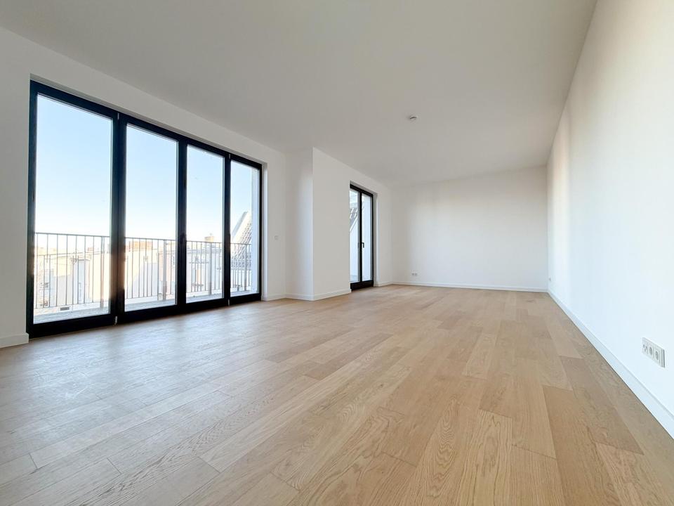 Penthouse-Neubau mit Dachterrasse und Weitblick über Berlin