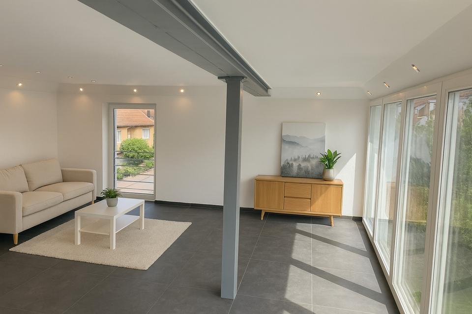 Helle 3,5-Zimmer-Neubauwohnung mit Balkon, Terrasse und Gartenanteil in ruhiger Lage – Bild 2