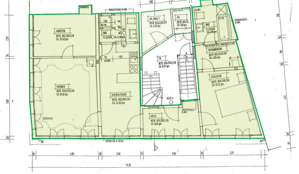 Neu renovierte 3-Zimmer Wohnung inmitten der historischen Altstadt – Bild 13