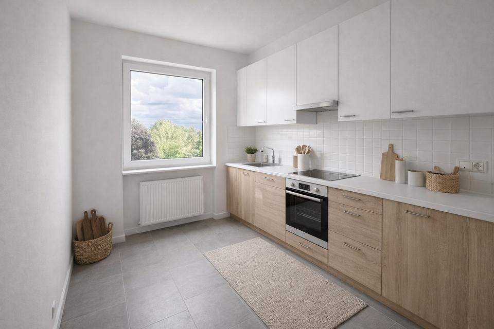 Moderne 3-Zi Wohnung mit großem Balkon&Aufzug – komplett saniert in stadtnaher Top-Lage Nürnberg – Bild 3