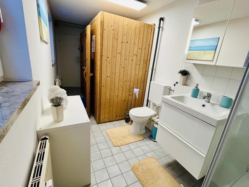 105 m² Wohn-/Nutzfläche – Gartenwohnung mit Sauna, 40 m² Hobbyraum & TG – Bild 16