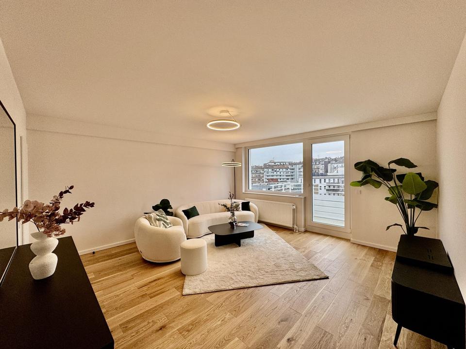 Leerstehende 2-Zimmer-Wohnung mit Balkon: Erstbezug nach Modernisierung im Herzen Düsseldorfs!