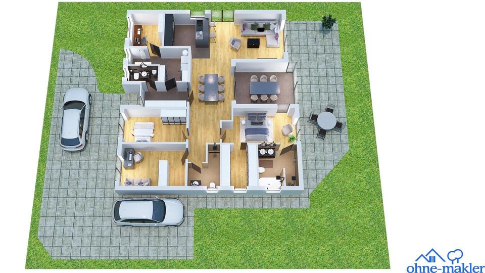 Barrierearmer Bungalow mit 7 Zimmern, KNX-System, Pool und hochwertigster Ausstattung – Bild 15