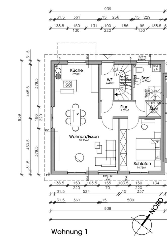 Stade Riensförde 2-Zi-EG-Whg. gr. Terrasse + 2 KFZ-Stellplätzen – Bild 18