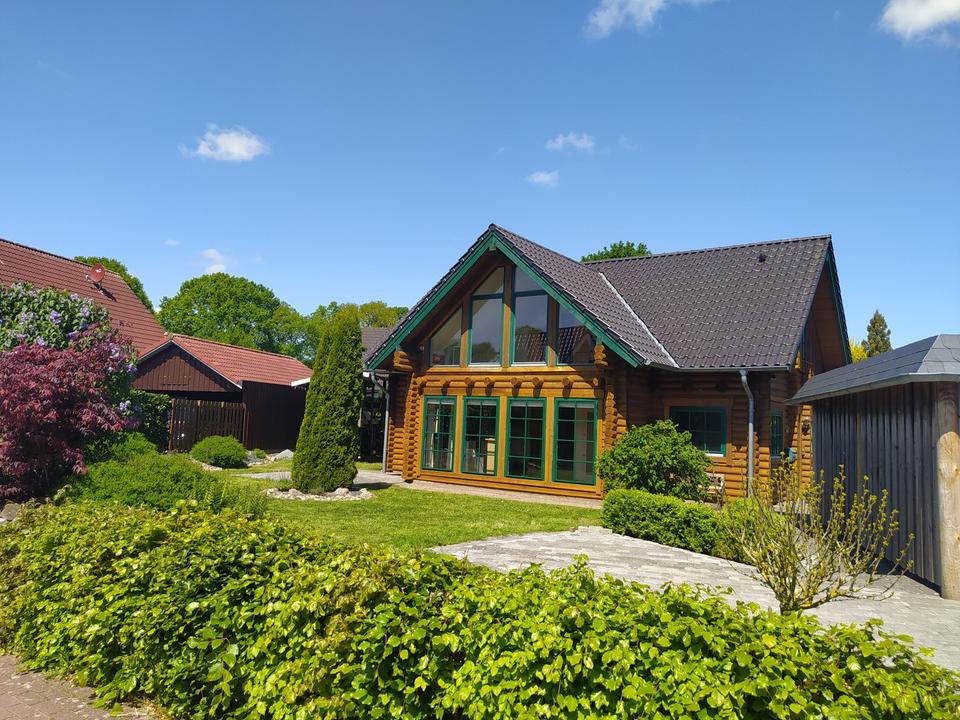 Blockbohlenholzhaus zum Wohlfühlen