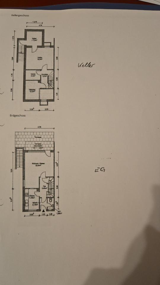 *Provisionsfrei*Reihenendhaus, 96qm, 377qm, 3,5 Zi, Keller, Garage – Bild 10