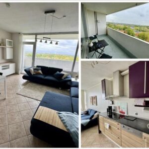 Möblierte 1-Zimmer-Wohnung im 10. Stock mit herrlicher Aussicht