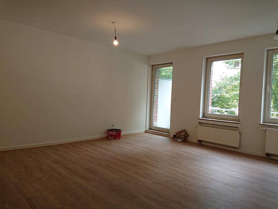 vermietete 1-Zimmer Wohnung, 2023 saniert, mit Balkon in Hamburg-Tonndorf