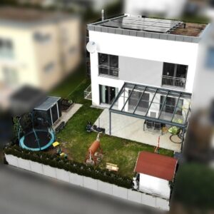 Moderne DHH mit Pergola, Garage & PV | 6 Zimmer | 148 m² | KfW-55 Standard