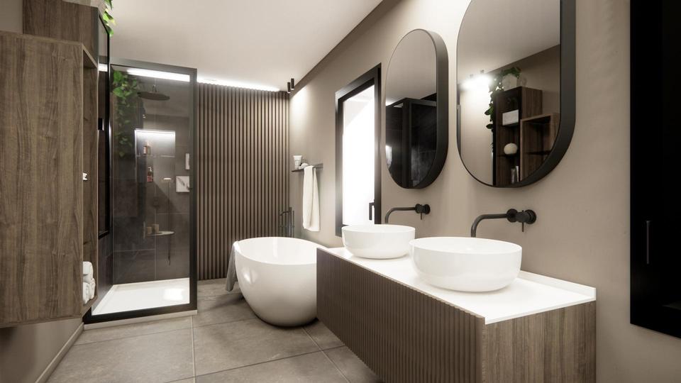 Wunderschöne 3-Zimmer-Wohnung mit großem Garten & Terrasse (Erstbezug nach Kernsanierung) – Bild 5