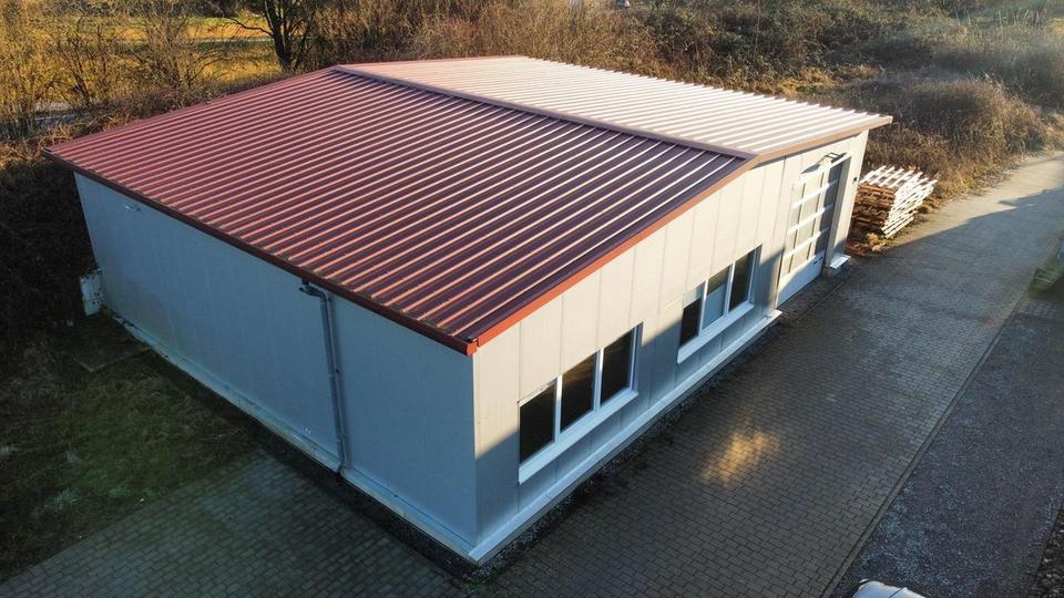 Stahlhalle mit Fussbodenheizung zu vermieten – Bild 5