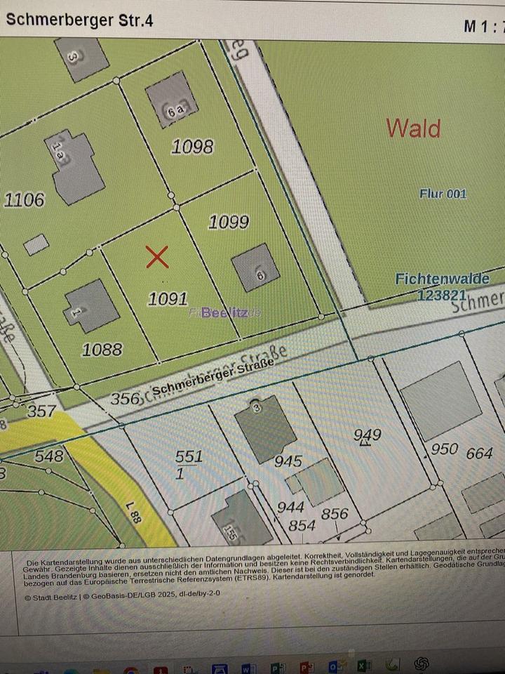 Baugrundstück in Beelitz OT Fichtenwalde – Bild 2