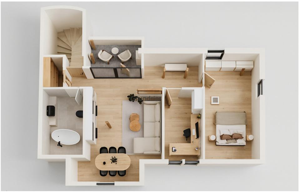 Projekt-Dach(boden)geschosswohnung in Fürth – Bild 8