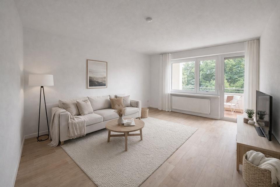 Moderne 3-Zi Wohnung mit großem Balkon&Aufzug – komplett saniert in stadtnaher Top-Lage Nürnberg – Bild 4