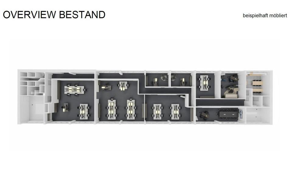Großräumige helle Büroflächen - Provisionsfrei - Auf Wunsch 235 qm Lager – Bild 5