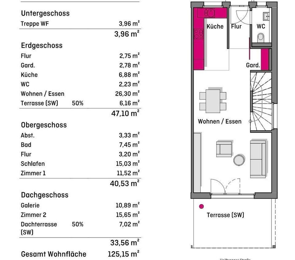 Neuwertiges Reihenmittelhaus in Abstatt (Kreis Heilbronn) – Bild 16