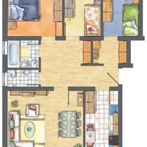 4-Zimmer-Wohnung im 1. Stock in der Tristanstraße in Germering