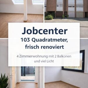 Jobcenter – جوب سنتر – Джобцентер – deine neue Wohnung ist fertig!